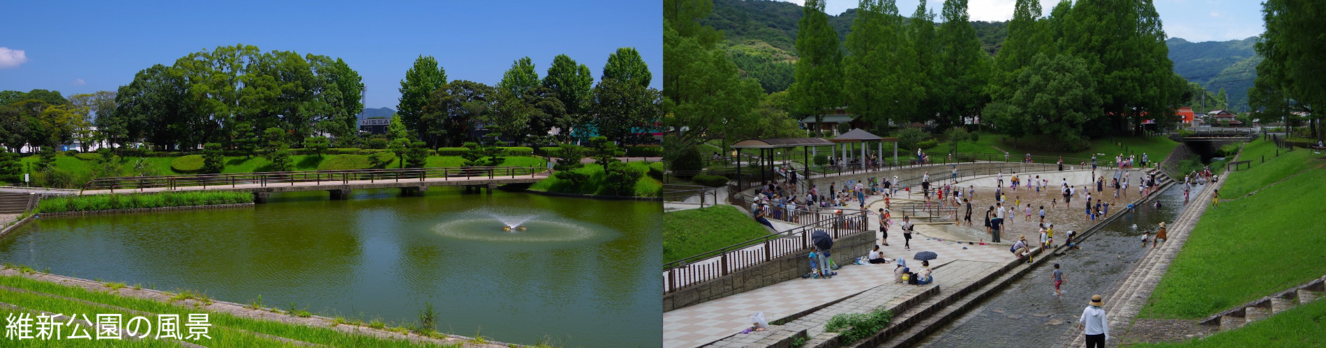 維新公園の風景